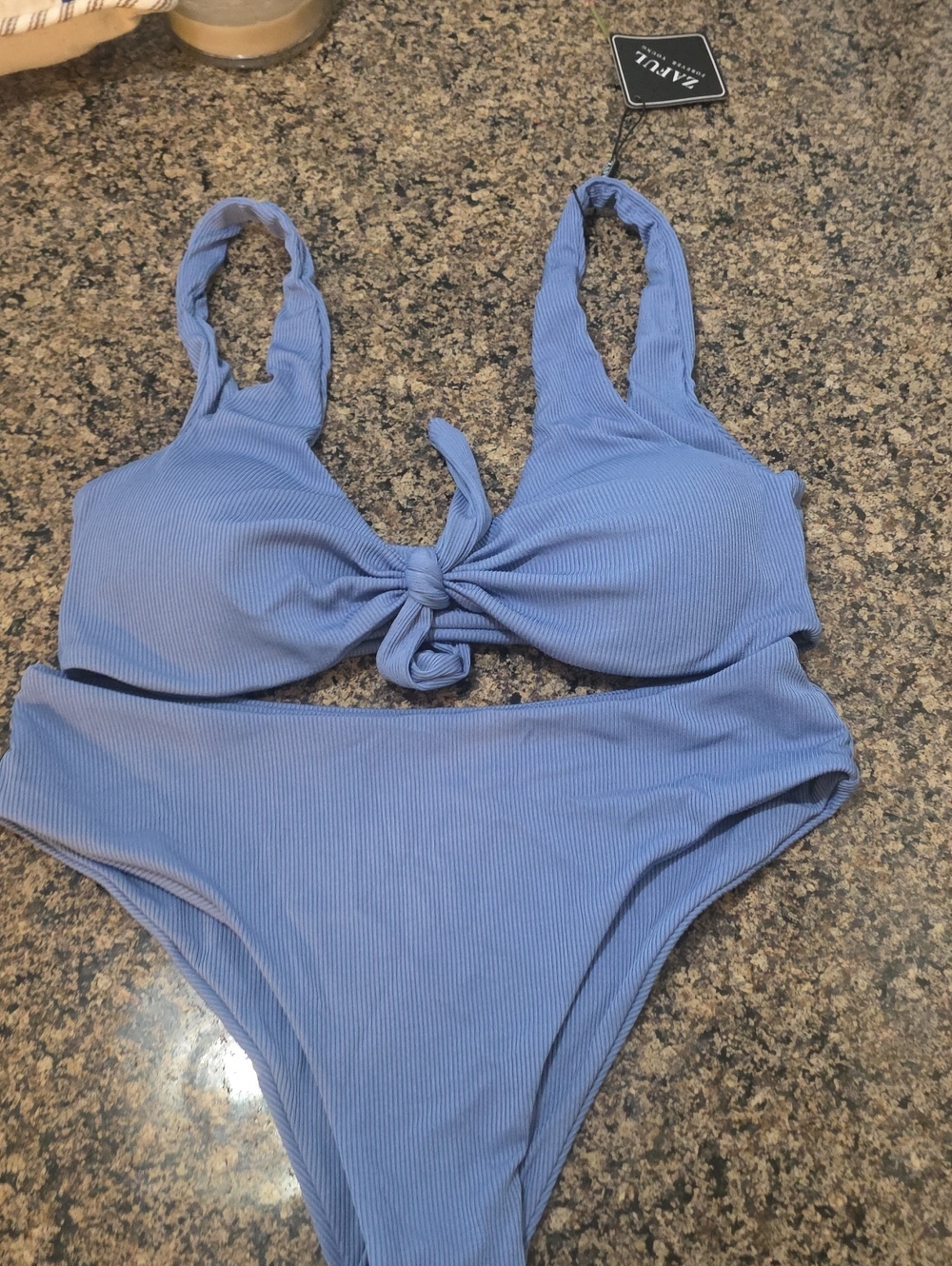 Zaful Dusty Blue Bikini Nwt